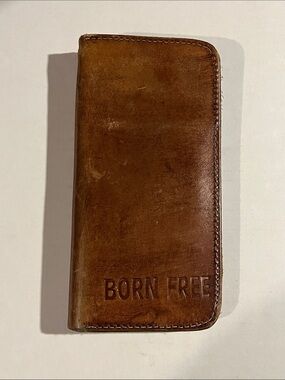 Brown Leather Trucker Wallet - First MFG Co